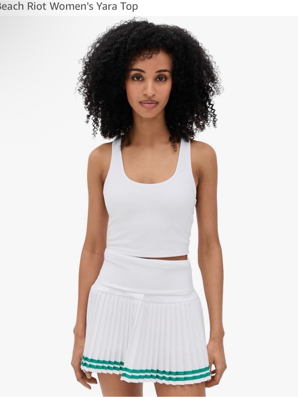 Beach Riot Women's Yara Tank Top - White Never worn Medium